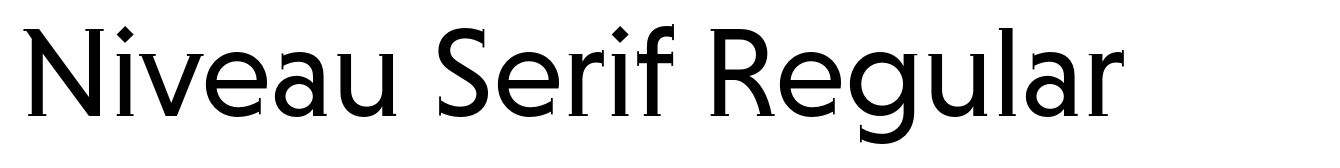 Niveau Serif Regular